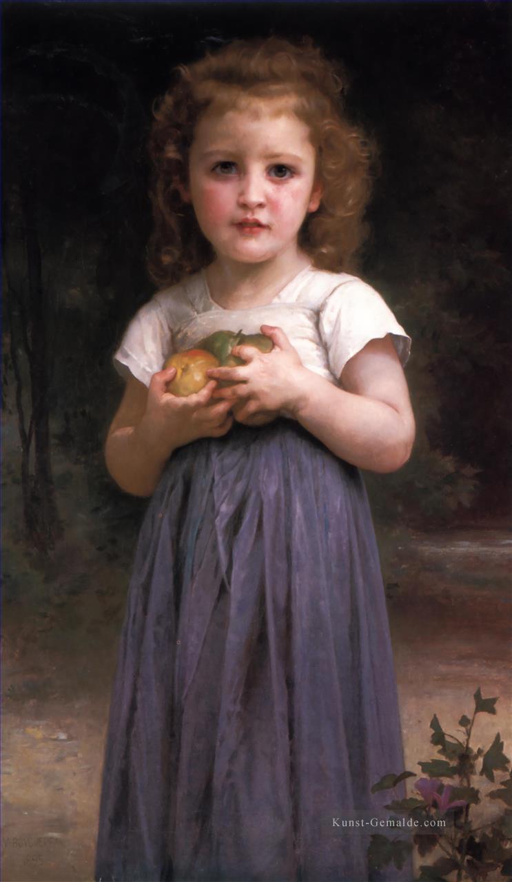 Jeune Fille et Enfant Realismus William Adolphe Bouguereau Ölgemälde